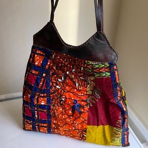 Handmade vintage African bag
